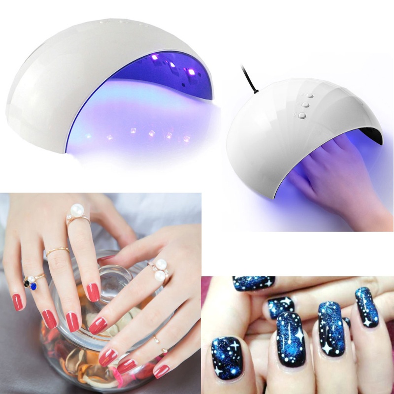 Đèn UV 36W Hong Khô Sơn Móng Tay Gel Có Cổng Sạc USB Dùng Trong Nhà Và Salon