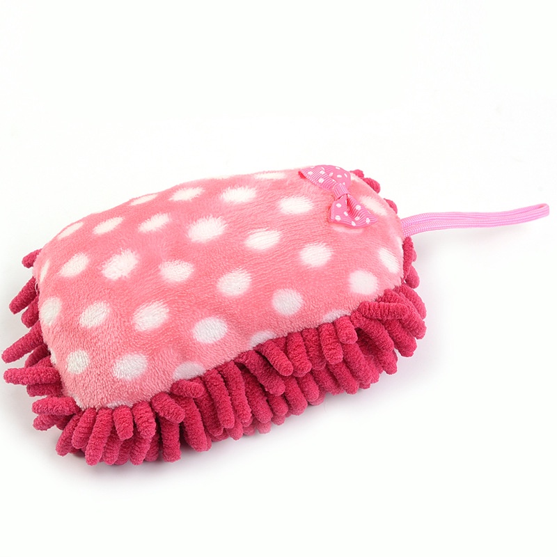 Khăn Lau Xe Hơi Họa Tiết Chấm Bi