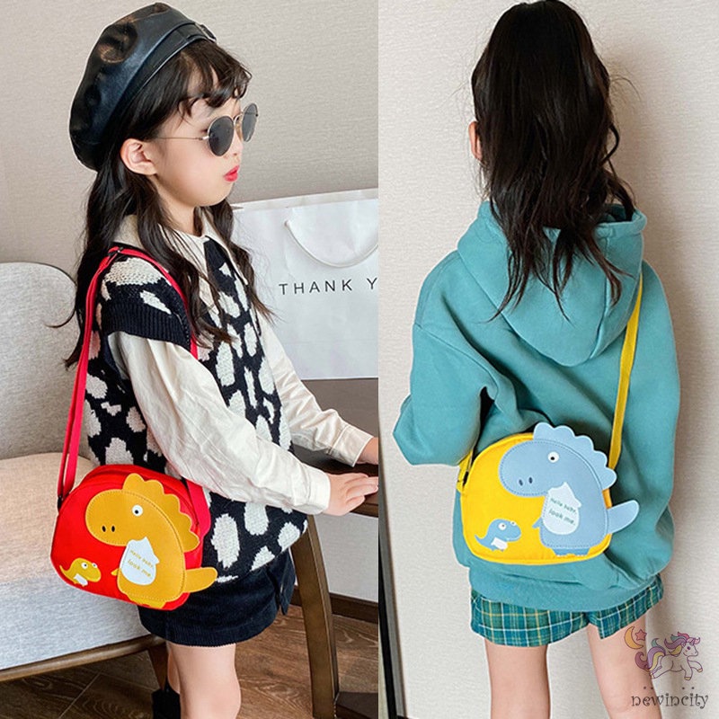 Túi Đeo Chéo Hình Khủng Long Dễ Thương Cho Bé