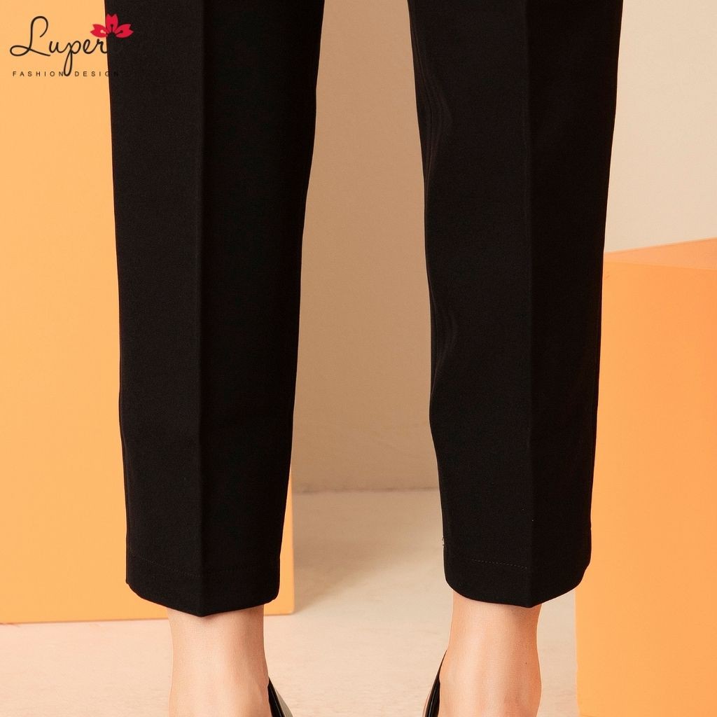 Quần Baggy Nữ Cồng Sở Lưng Cạp Cao 4,5cm LUPERI LFQD268 Chất Đũi Cao Cấp Không Nhăn Không Xù