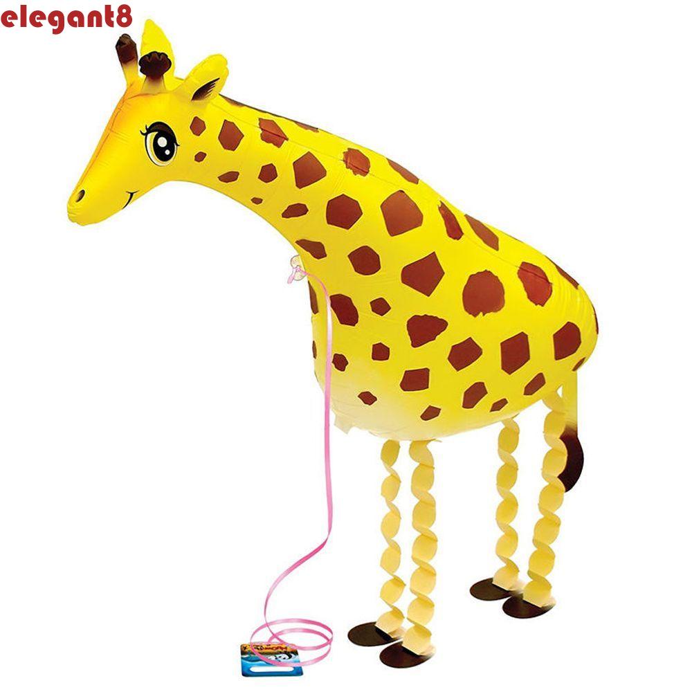 Bong Bóng Hình Hươu Cao Cổ 3D Dễ Thương Trang Trí Tiệc 1 Cái