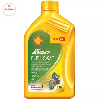 Dầu nhớt 4t shell advance tiết kiệm xăng 10w30 sn 1l