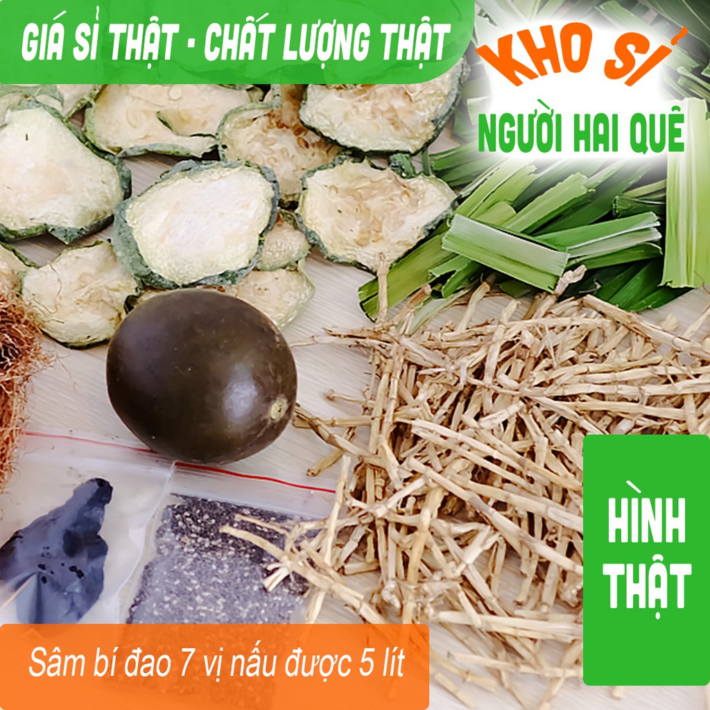 Sâm bí đao hạt chia MỚI 7 vị nấu được 5 LÍT đặc | KHO SỈ NGƯỜI HAI QUÊ - HAIQUE FOOD