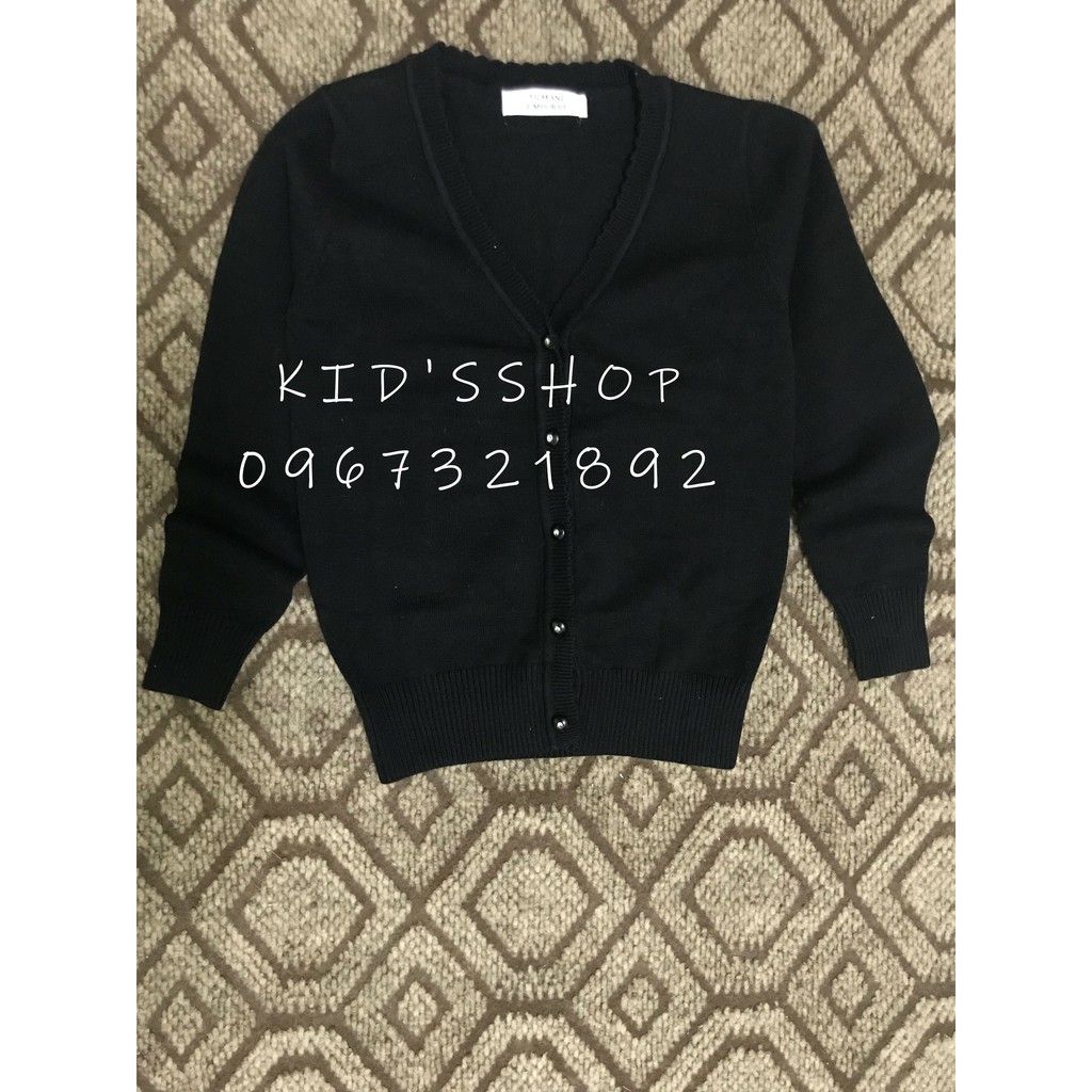 [ FREESHIP + SALE ] ÁO LEN CÚC MÀU ĐEN CHO BÉ