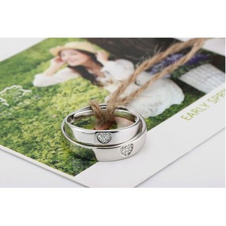 Nhẫn Đôi Mạ Bạc 925 Thời Trang