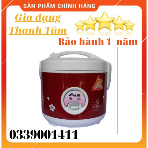 Nồi cơm điện Aidi chính hãng 1,8L bảo hành 12 tháng