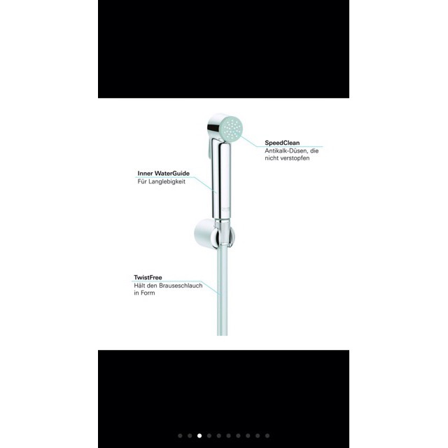 (Hàng Đức) Vòi xịt Vệ Sinh Grohe 27513001, New Tempesta