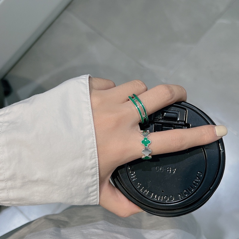 Hàng Mới Về [Hàng Mới Về] Nhẫn Đơn Họa Tiết Quả Bơ Thời Trang Phong Cách Hàn Quốc