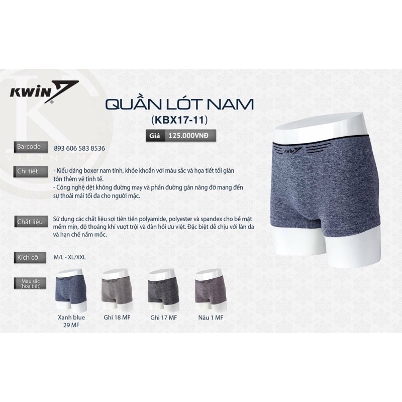 #Sịp dệt liền kwin