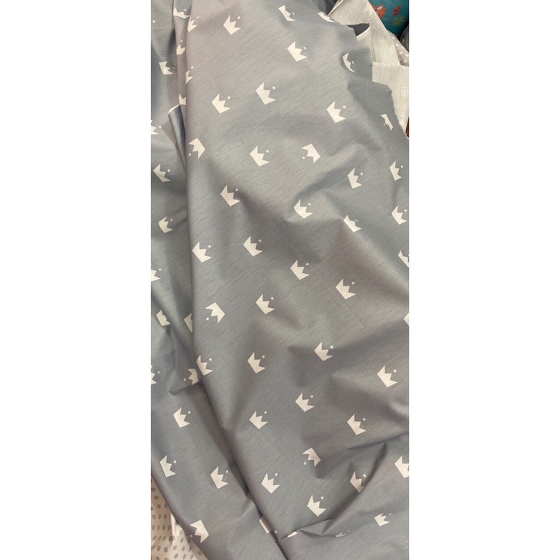 Vải thô mặt lụa vương miện