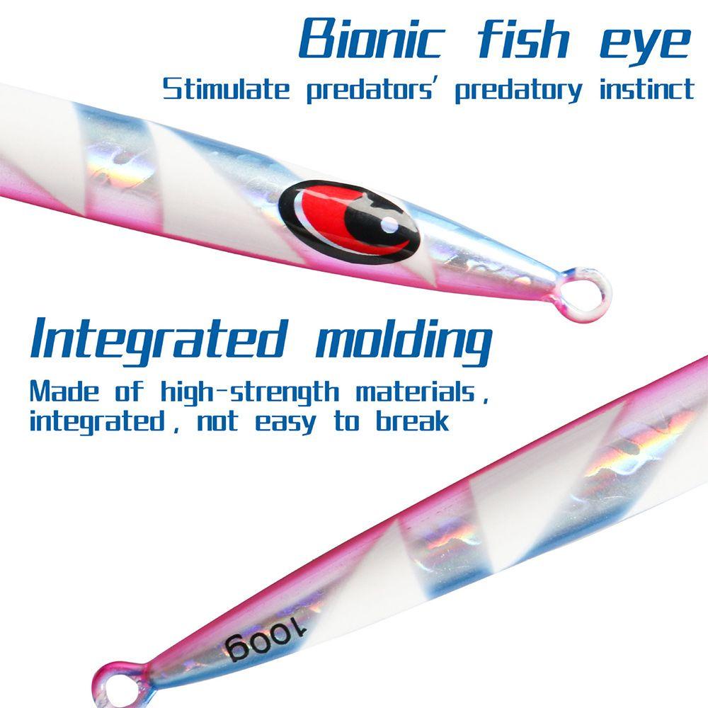 MUVAKO Mồi Câu Cá Bằng Kim Loại Không Móc Nhiều Màu Sắc 100g 15.5cm