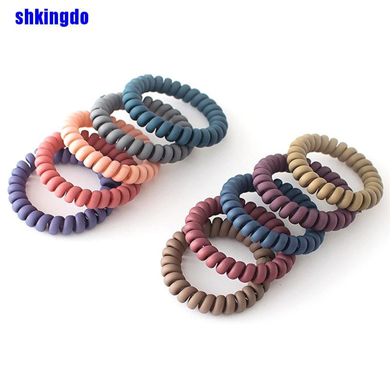 Dây buộc tóc bằng cao su mặt nhám phát sáng trong tối độc đáo cho nữ