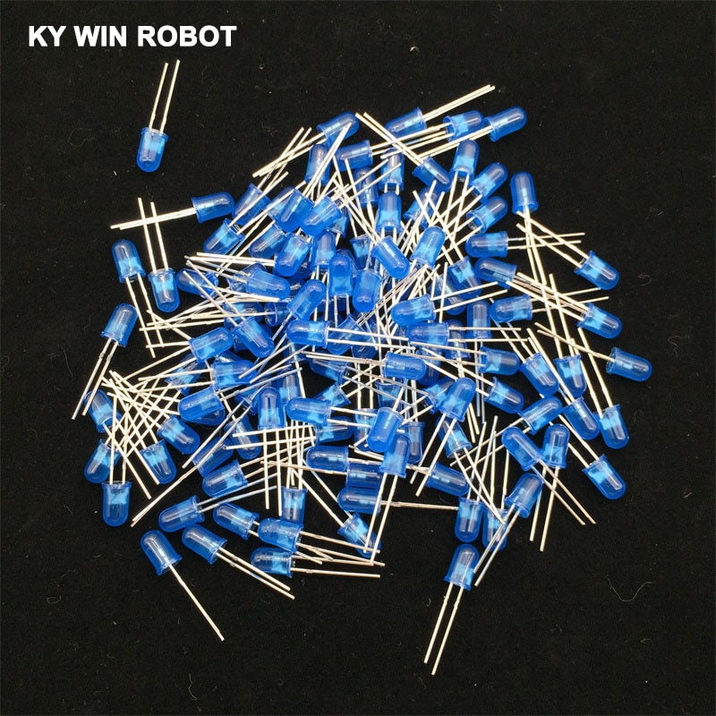 Set 100 Đèn LED Diode 5mm 5mm Đa Dụng Chất Lượng Cao