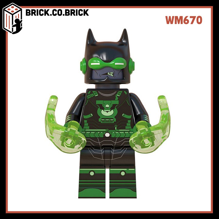 Minifigures DC Batman Các Mẫu Nhân Vật Red Death Merciless Drowned Murder Machine Bat Who Laughs Dawnbreaker WM6057