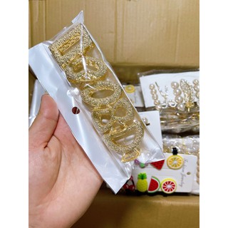 Set Kẹp càng cua 5 món xi vàng