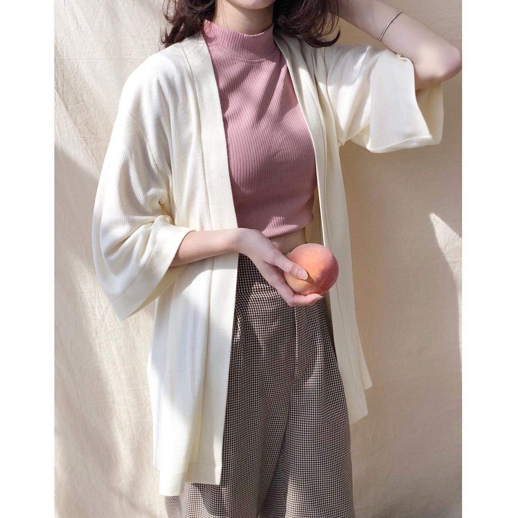 ÁO KHOÁC KIMONO LEN TĂM SIÊU TRẺ TRUNG | BigBuy360 - bigbuy360.vn