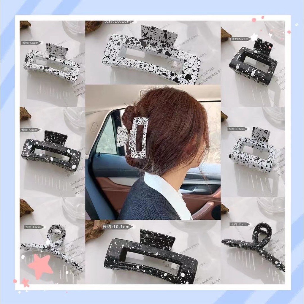 Kẹp Càng Cua Bò Sữa Hàn Quốc Phong Cách Dễ Thương Hot Trend Dành Cho Tóc Dài Ngắn KC28