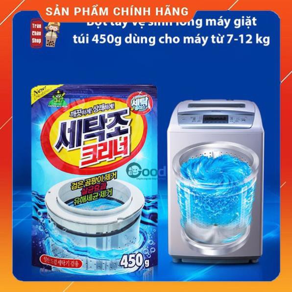 [GIÁ SỈ] GÓI BỘT TẨY LỒNG MÁY GIẶT HÀN QUỐC 450G