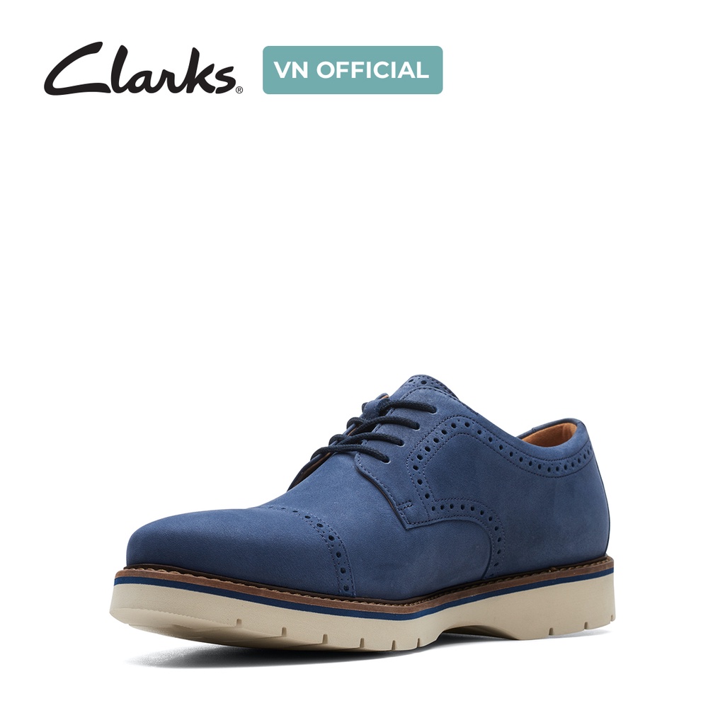 Giày thể thao nam CLARKS Bayhill Cap màu xanh