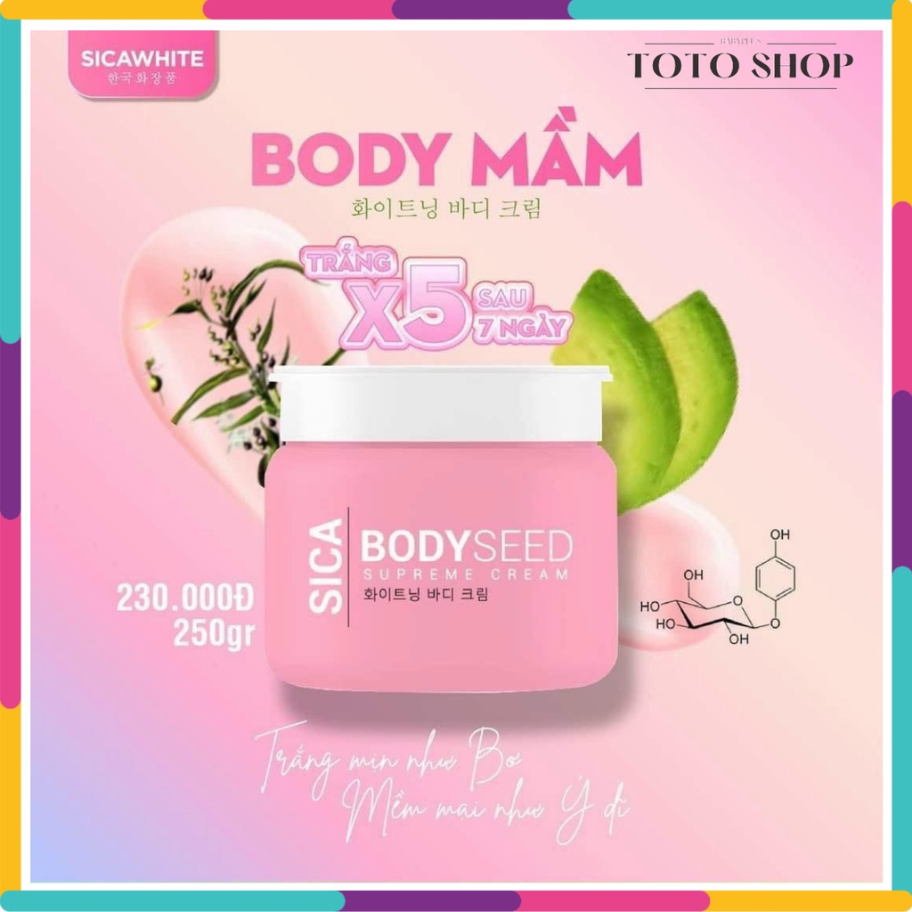 Kem dưỡng trắng - Body Mầm Sica
