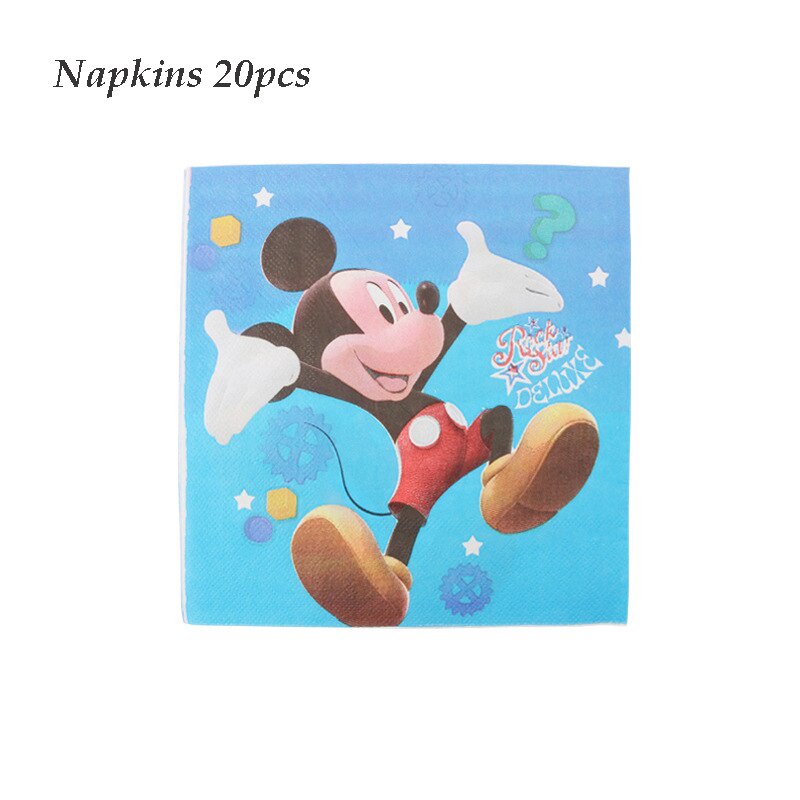 Bộ Dụng Cụ Trang Trí Tiệc Sinh Nhật Chủ Đề Chuột Mickey