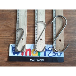 Móc inox treo đồ đạc hình chữ S tiện dụng nhiều kích cỡ