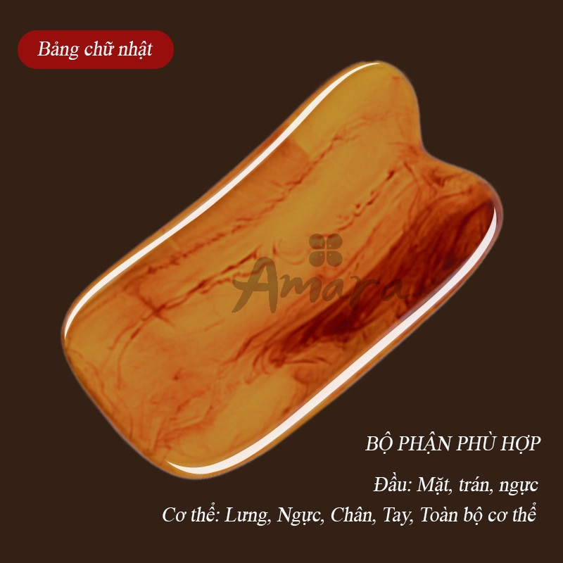 Bộ Dụng Cụ Massage Mặt Và Body 7 Món, Dụng Cụ Ấn Huyệt Cạo Gió Massage Dưỡng Sinh