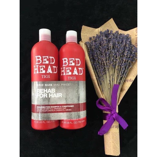 Cặp Dầu Gội - Xả Tigi Đỏ Bed Head Màu Đỏ Chính Hãng Siêu Mượt Tóc, Dưỡng Tóc Phục Hồi Hư Tổn