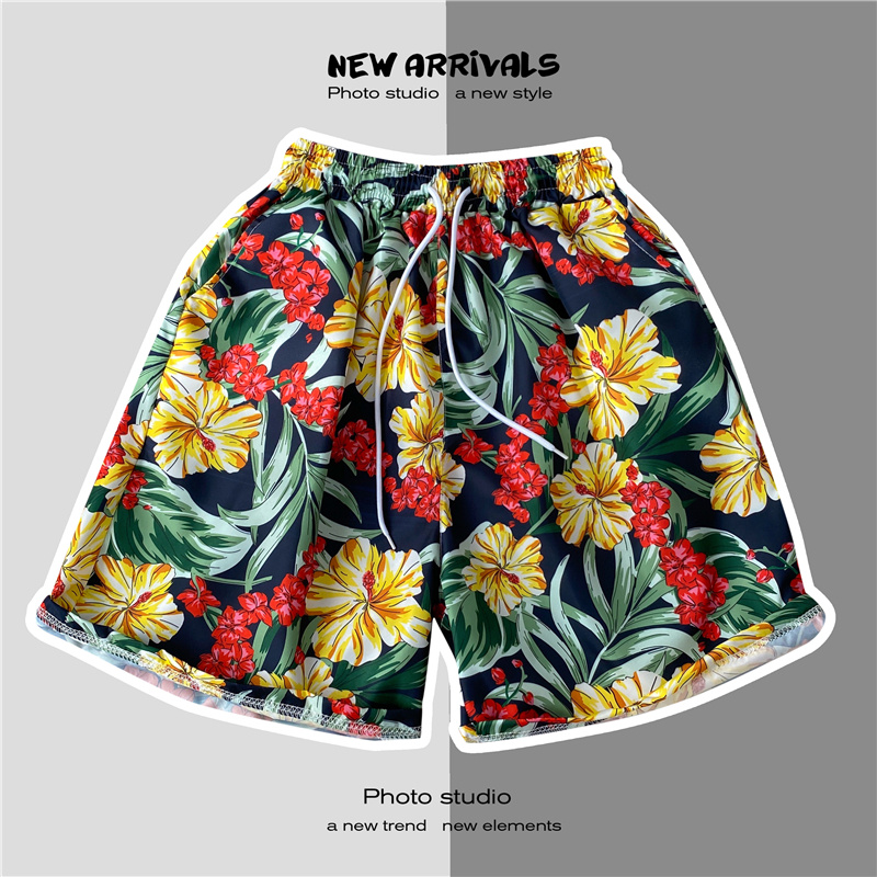 Quần Short Nam Đi Biển Phong Cách Hawaii