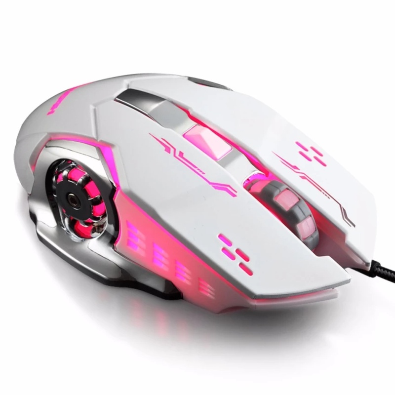 [TẶNG LÓT CHUỘT] Chuột Có Dây Dành Cho Game Thủ DIVIPARD G502 Đèn Led Nhiều Màu