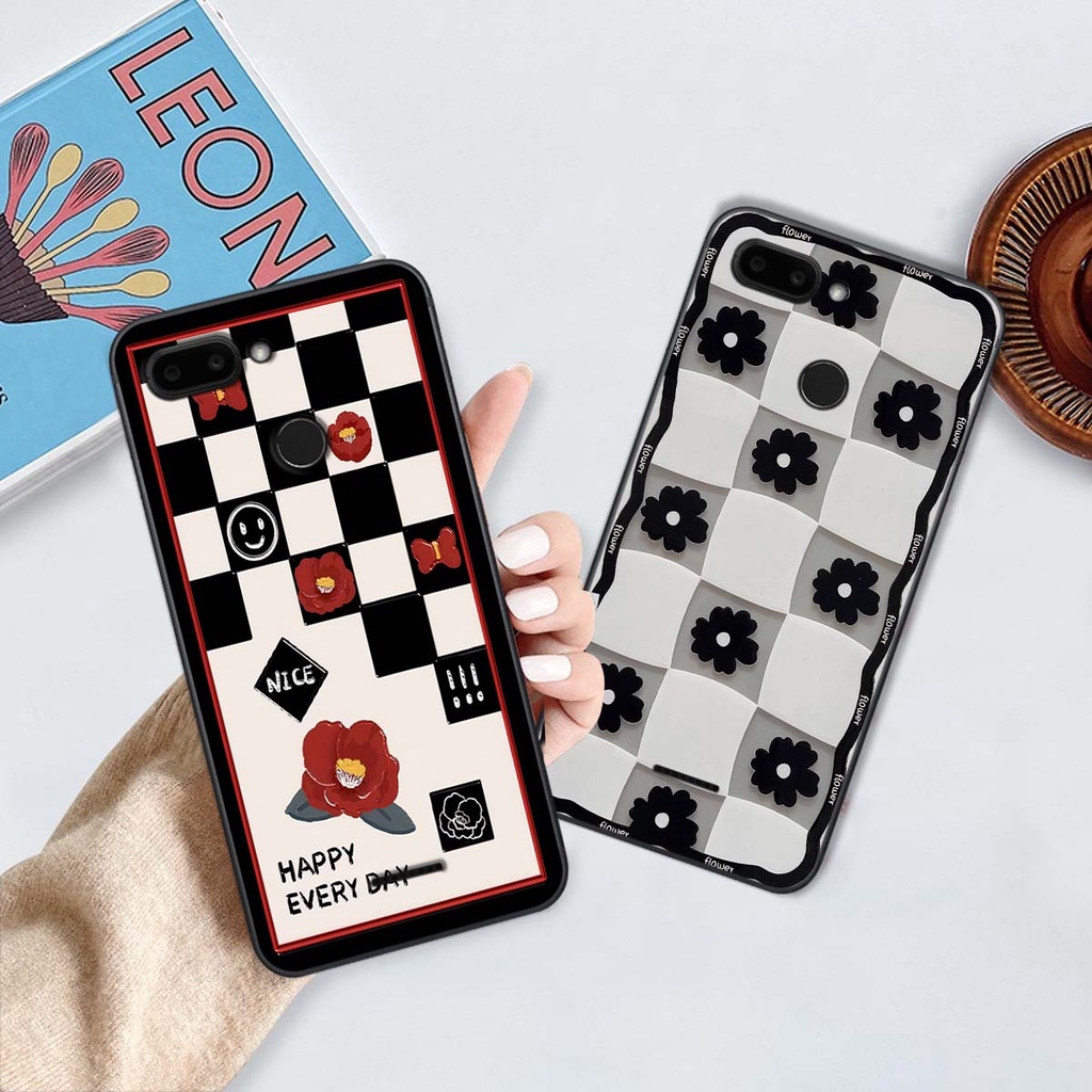 Ốp Xiaomi Redmi 6 in hình trái tim, caro kẹo ngọt đầy cá tính siêu đẹp siêu chất