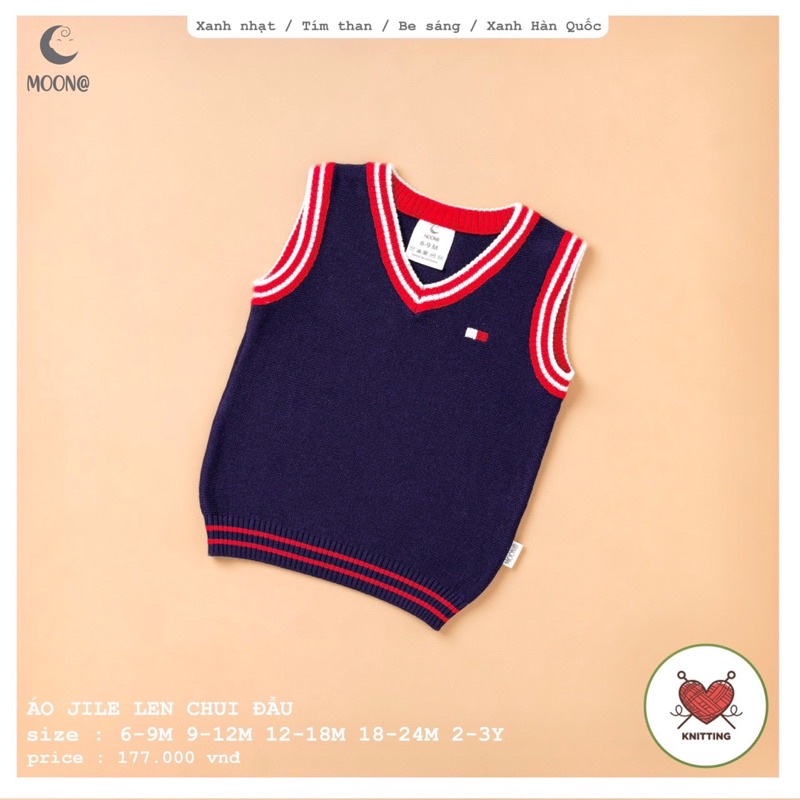 Moon - Áo Gile len chui đầu GLL03.22