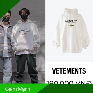 (Giảm Mạnh) Áo Hoodie Vetement Antwerpen Sơn Tùng