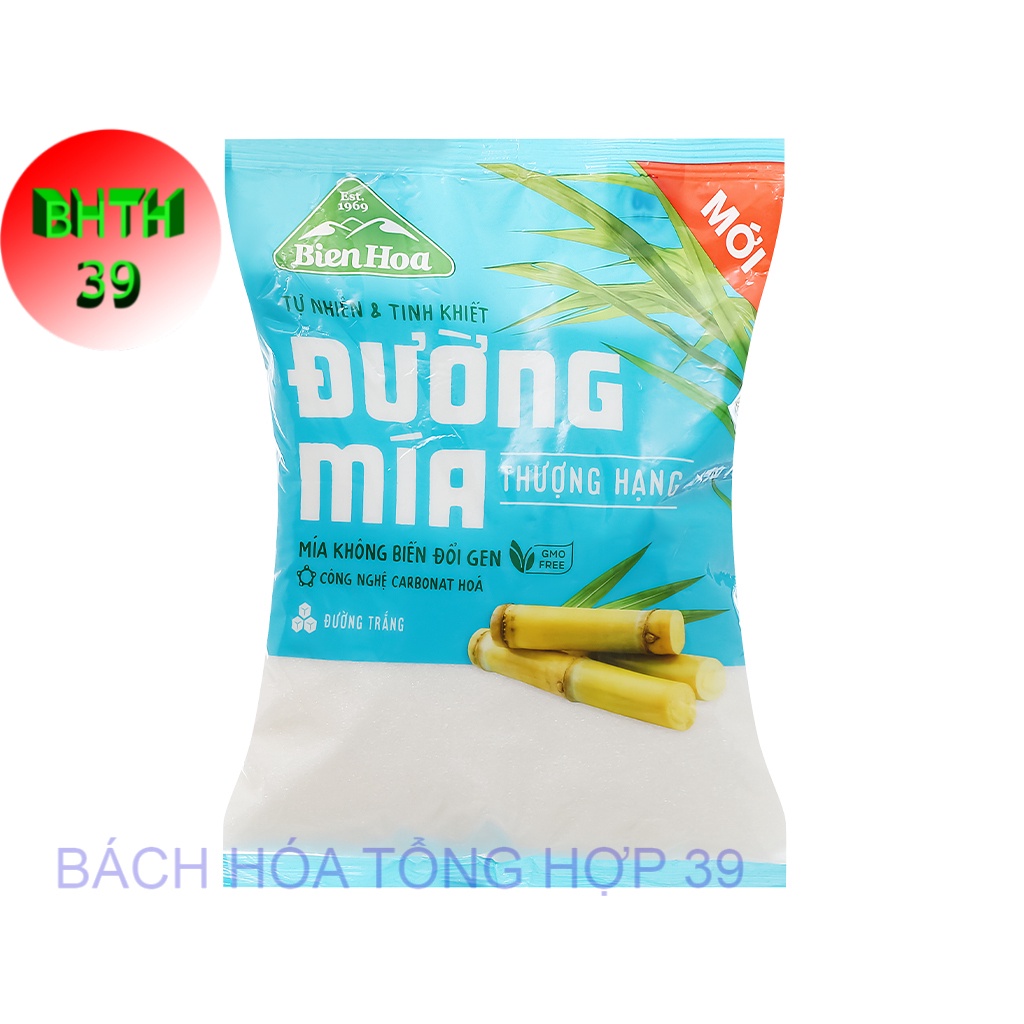 Đường Biên Hòa bịch 1kg - đường cát trắng bịch 1kg