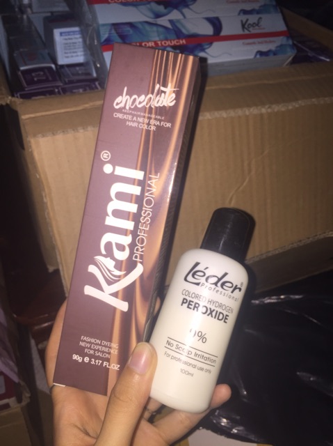 [Kèm tẩy] Thuốc nhuộm màu tím khói sữa kèm trợ dưỡng oxy | BigBuy360 - bigbuy360.vn