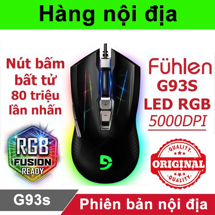 Chuột gaming Fuhlen G93s - fuhlen G93 Pro