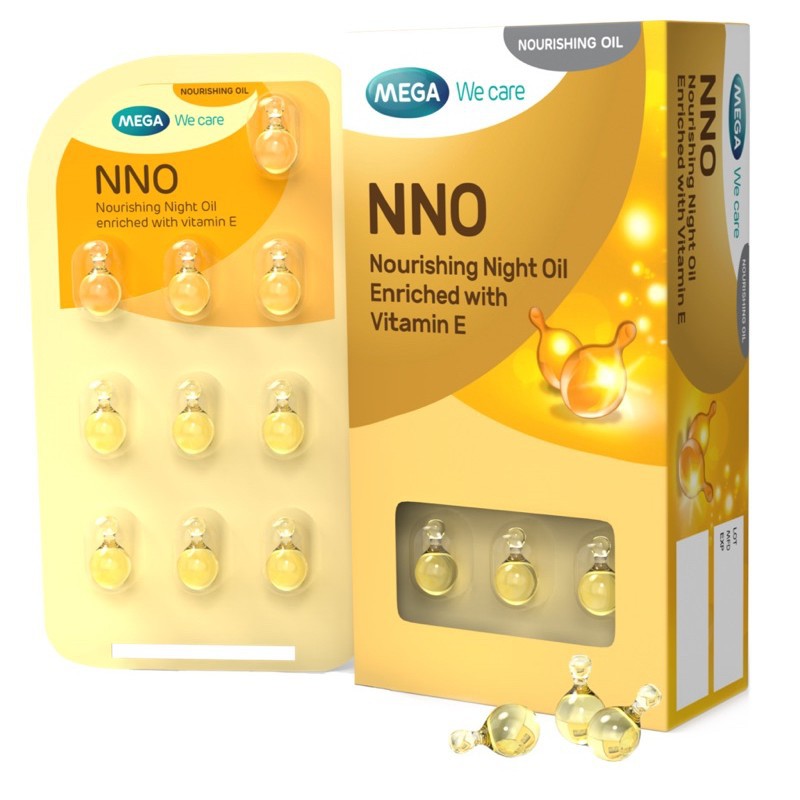 [GIÁ GỐC] NNO Nourishing Night Oil viên dưỡng ẩm da Hộp 30 viên