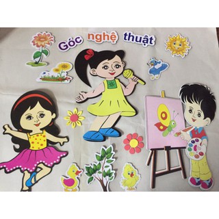 TRANH GÓC DECAL BỒI XỐP