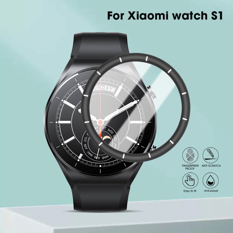 Miếng Dán Bảo Vệ Màn Hình Cong 3D Cho Đồng Hồ Thông Minh Xiaomi Watch S1/