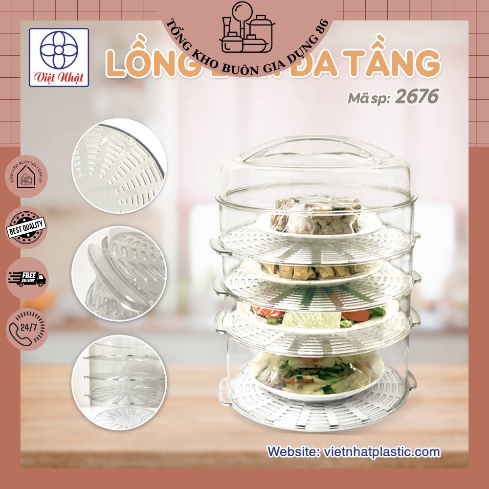 Lồng Bàn Đa Tầng 2676, Lồng Bàn Cao Cấp Việt Nhật