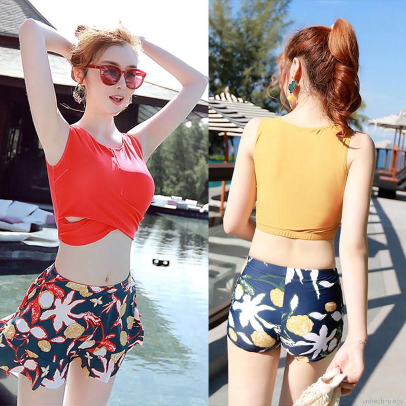 Korean Version Women Three-piece Suit Sweet Bikini | BigBuy360 - bigbuy360.vn