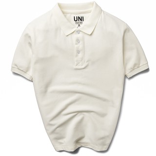 Áo polo Uni nam trơn classic cotton ôm dáng