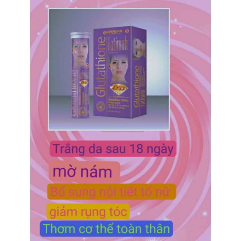 :Sủi Trắng Da GlUTATHIONE