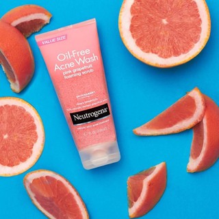 Sữa Rửa Mặt Neutrogena Pink Grapefruit Foaming Scrub (124m_ 198ml)