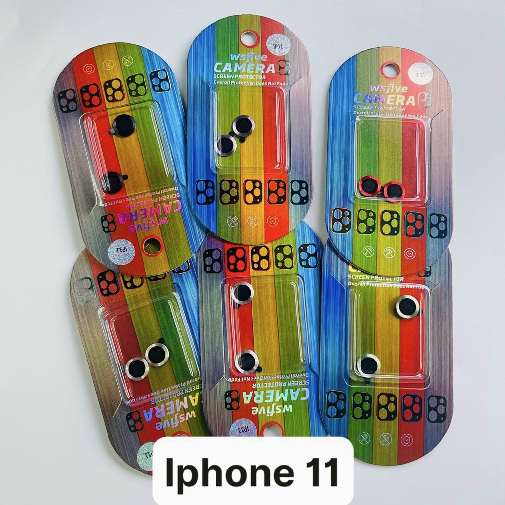 Dán Kim Loại Bảo Vệ Từng Mắt Camera  cho iphone 11/11Pro/11Promax/12mini/12/12Pro/12Promax