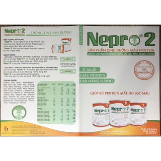 Sữa Nepro2 - 400g - Date mới nhất
