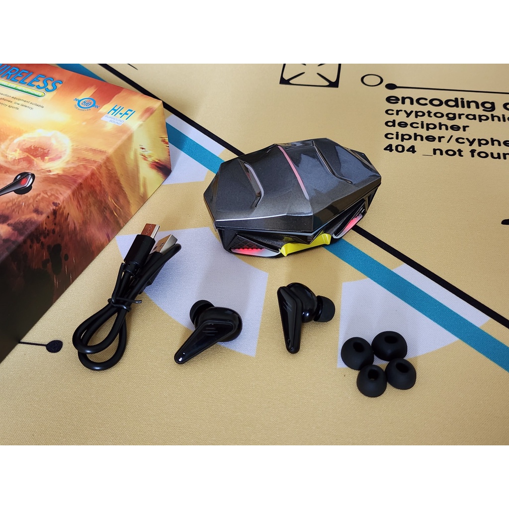 Tai nghe K98 chơi Game kết nối bluetooth V5.2, Tai nghe độ trễ thấp dành cho Game thủ chuyên nghiệp