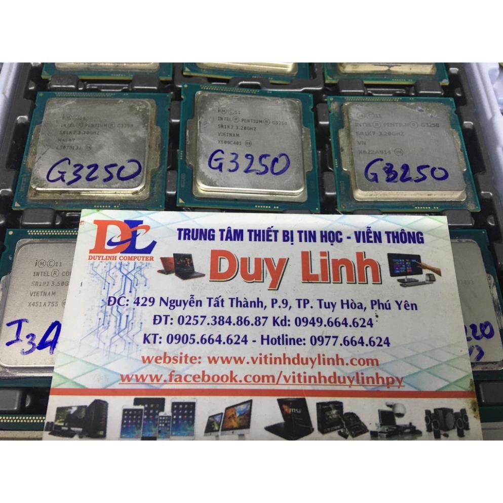 CPU intel G3250 socket 1150 tặng keo tản nhiệt 95 | BigBuy360 - bigbuy360.vn