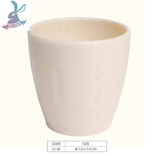 Ly nhựa vân đá trắng Fataco uống coca và trà đá