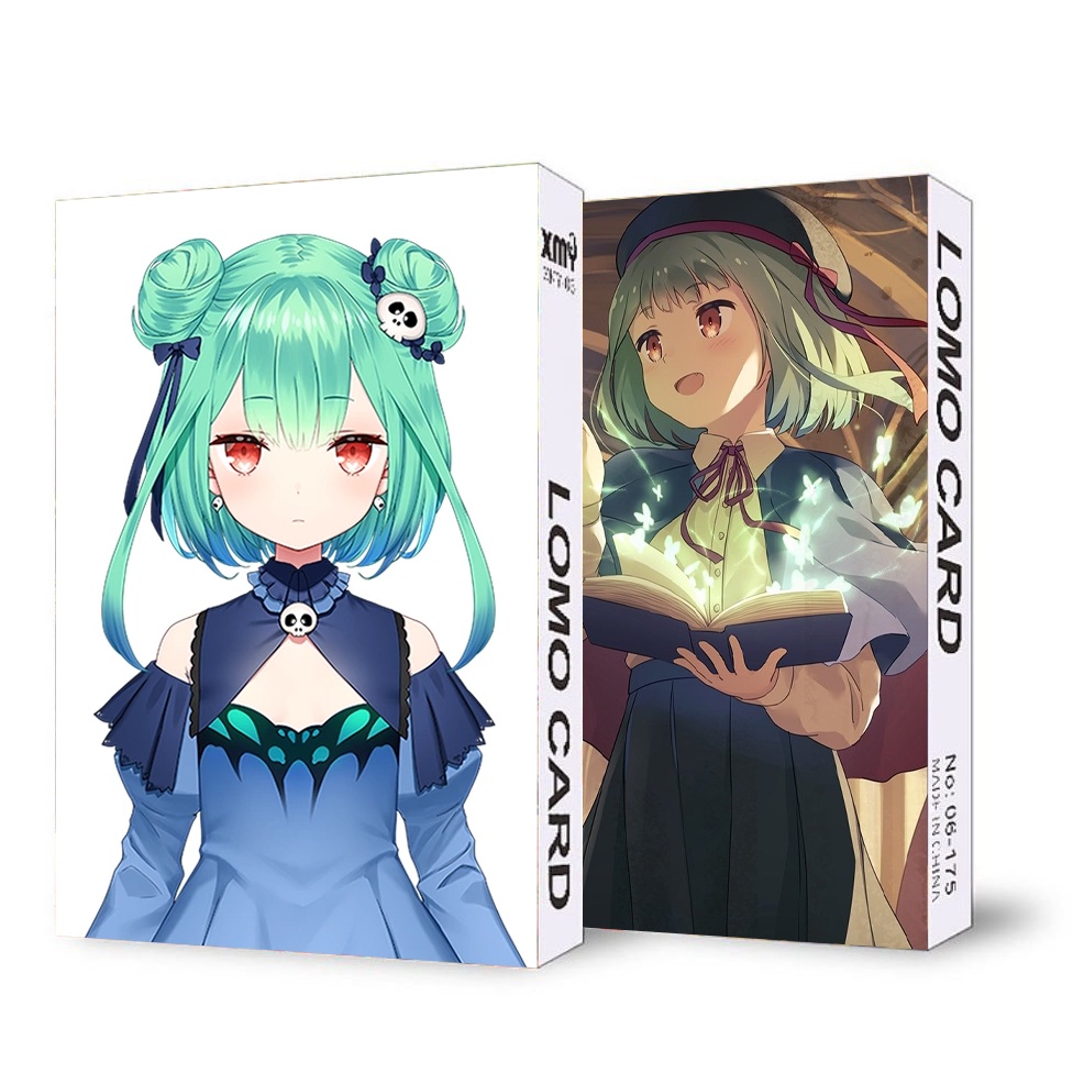 Hộp ảnh lomo in hình thành viên Vtuber HOLOLIVE anime chibi 30 tấm